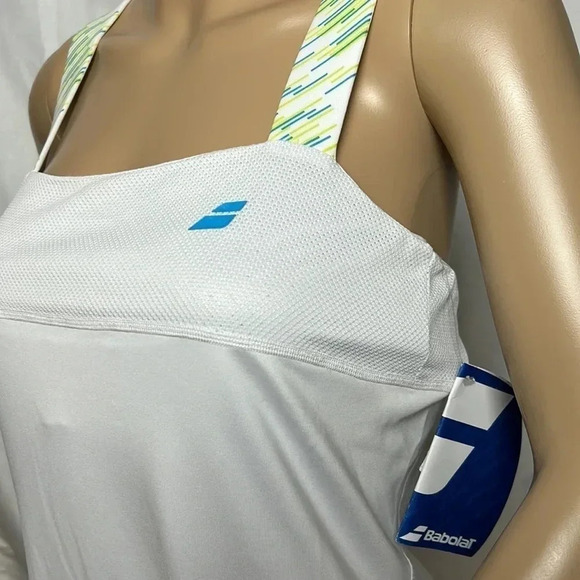 Exercise dress,sport dress,tennis dress,activewear white,NWT , vtg tag - Picture 7 of 14